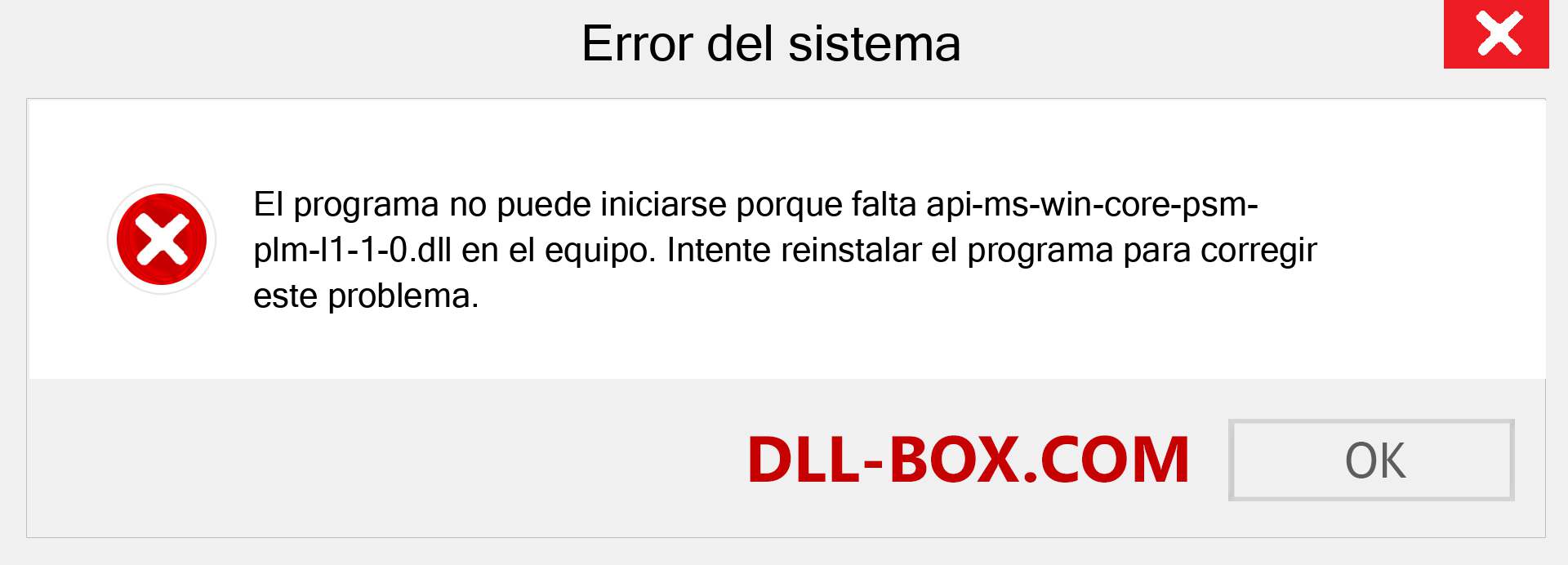 ¿Falta el archivo api-ms-win-core-psm-plm-l1-1-0.dll ?. Descargar para Windows 7, 8, 10 - Corregir api-ms-win-core-psm-plm-l1-1-0 dll Missing Error en Windows, fotos, imágenes